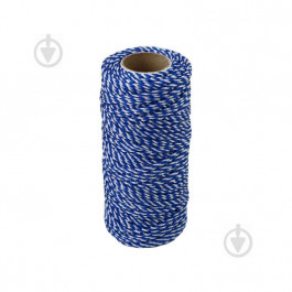 Радосвіт Шнур  поліпропіленовий плетений 1,2 мм 60 м біло-синій (4820172932963)