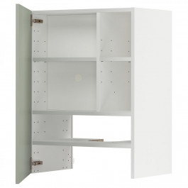 IKEA METOD Витяжна шафа з полицею/дверцями, білий/Stensund світло-зелений, 60x80 см (795.044.70)