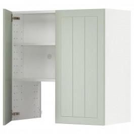 IKEA METOD Витяжна шафа з полицею/дверцями, білий/Stensund світло-зелений, 80х80 см (395.043.54)