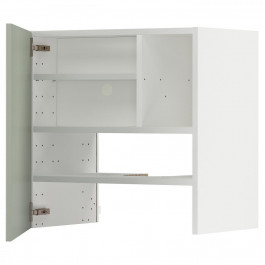 IKEA METOD Витяжна шафа з полицею/дверцями, білий/Stensund світло-зелений, 60x60 см (495.053.34)
