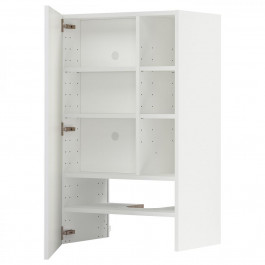 IKEA METOD Витяжна шафа з полицею/дверцями, білий/Ringhult білий, 60x100 см (095.042.23)