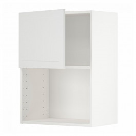 IKEA METOD Навісна шафа для мікрохвильовки, білий/Stensund білий, 60x80 см (394.553.44)