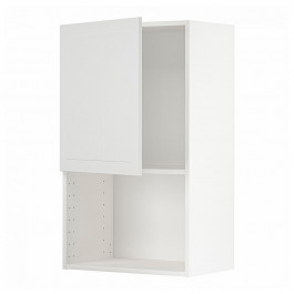 IKEA METOD Навісна шафа для мікрохвильовки, білий/Stensund білий, 60x100 см (894.631.67)