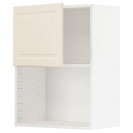 IKEA METOD Навісна шафа для мікрохвильовки, білий/Бодбін кремовий, 60х80 см (794.549.17)