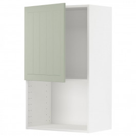 IKEA METOD Навісна шафа для мікрохвильовки, білий/Stensund світло-зелений, 60x100 см (694.875.03)