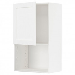 IKEA METOD Навісна шафа для мікрохвильовки, білий Enkoping/біла імітація дерева, 60x100 см (494.735.02)