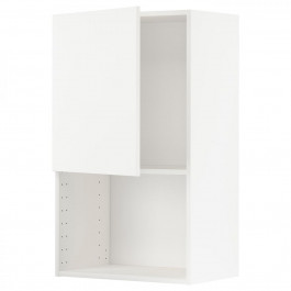 IKEA METOD Навісна шафа для мікрохвильовки, білий/Veddinge білий, 60x100 см (694.566.67)