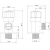 Imprese Угловой вентиль G1/2-G1/2 AV02 - зображення 2