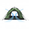 Naturehike 4P Pop-up Camping Tent NH21ZP008, forest green - зображення 4