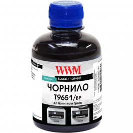 WWM Чернила Epson WF-M5799DWF/ WF-M5299DW 200г Black Pigmented (T9651/BP)