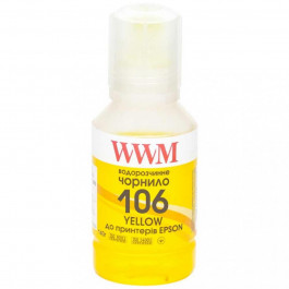 WWM Чернила для Epson L7160/7180 Yellow 140g (E106Y)