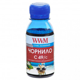 WWM Чернила Canon GI-490C Cyan 100г (C49/C-2)