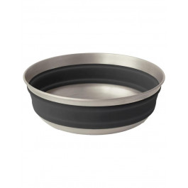 Sea to Summit Detour Stainless Steel Collapsible Bowl Beluga Black M 665 мл (STS ACK039011-050101)