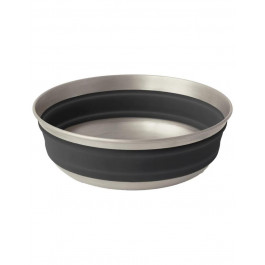   Sea to Summit Detour Stainless Steel Collapsible Bowl Beluga Black M 665 мл (STS ACK039011-050101)