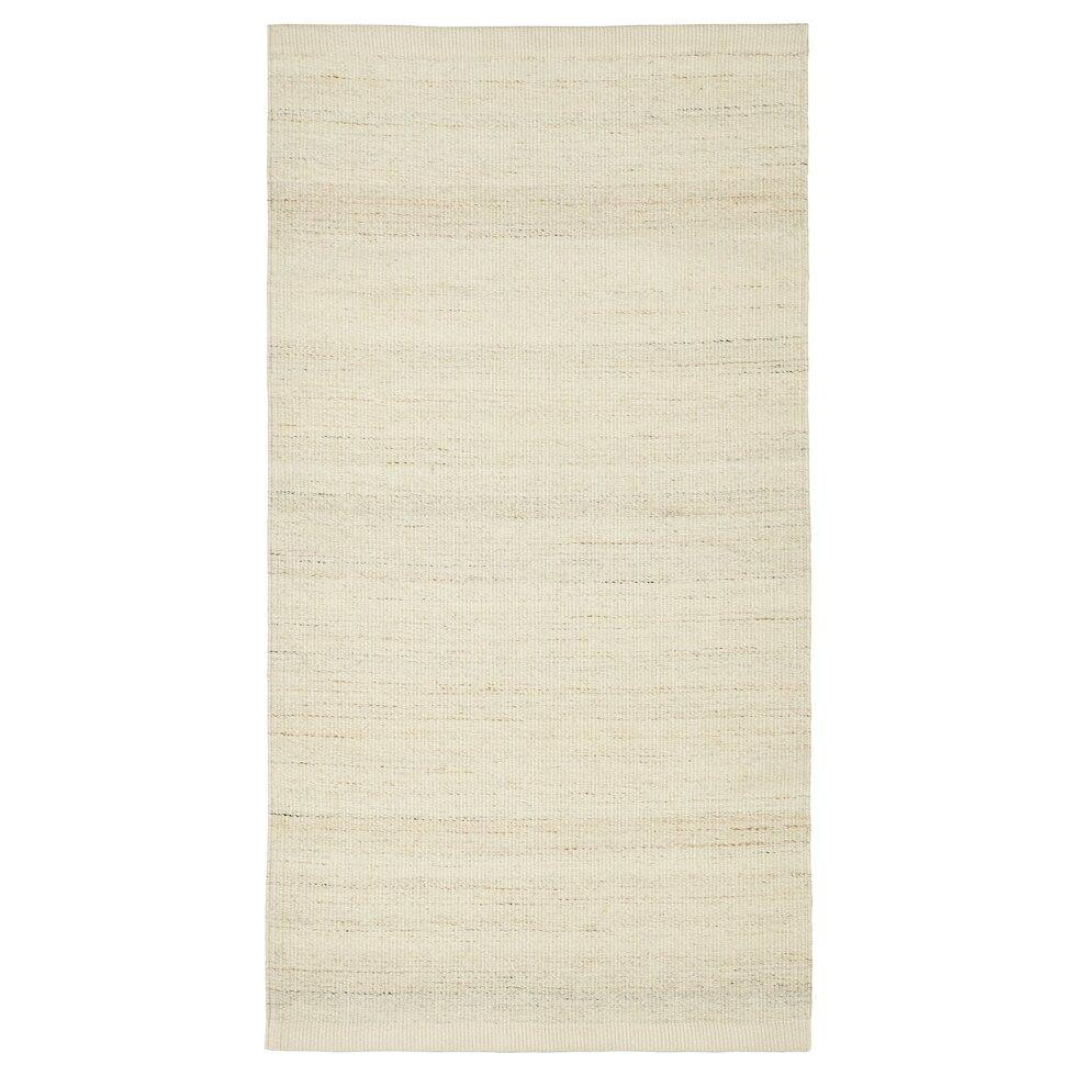 IKEA TIDTABELL Тканий килимок, бежевий, 80х150 см (105.618.68) - зображення 1