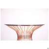 Art Metal Furniture Maleo rose gold, glass top (545683) - зображення 2