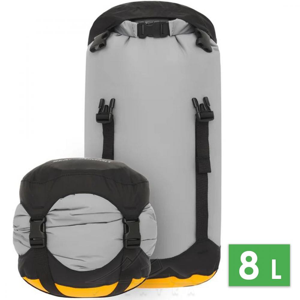 Sea to Summit Evac Compression Dry Bag 8L / HighRise Grey (ASG011031-041804) - зображення 1