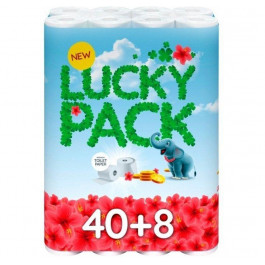 Ruta Туалетний папір  Lucky pack 2 шари 48 рулонів Білий (8595027101424)