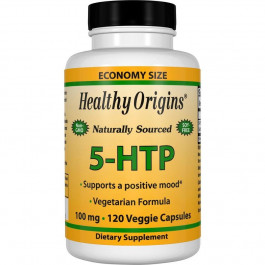 Healthy Origins Аминокислота  5-HTP 100 mg, 120 капсул