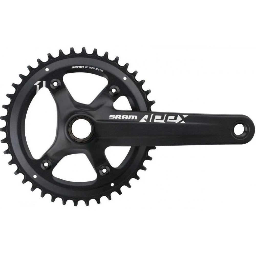 SRAM Шатуны  APEX AM FC APEX 1 GXP 170 BLK 42T XSYNC - зображення 1