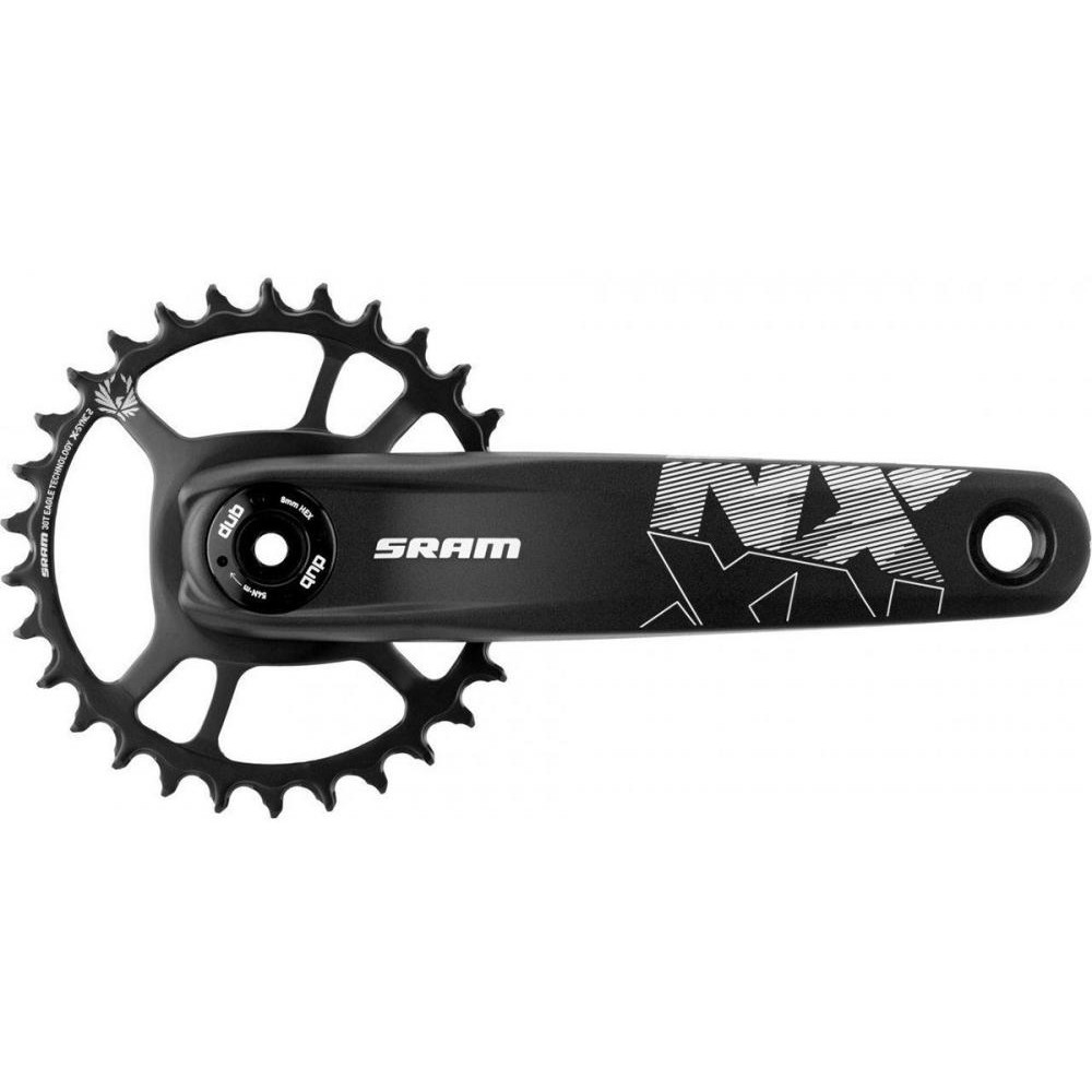 SRAM Шатуны  NX EAGLE DUB FAT4 170 BLK DM 30T - зображення 1