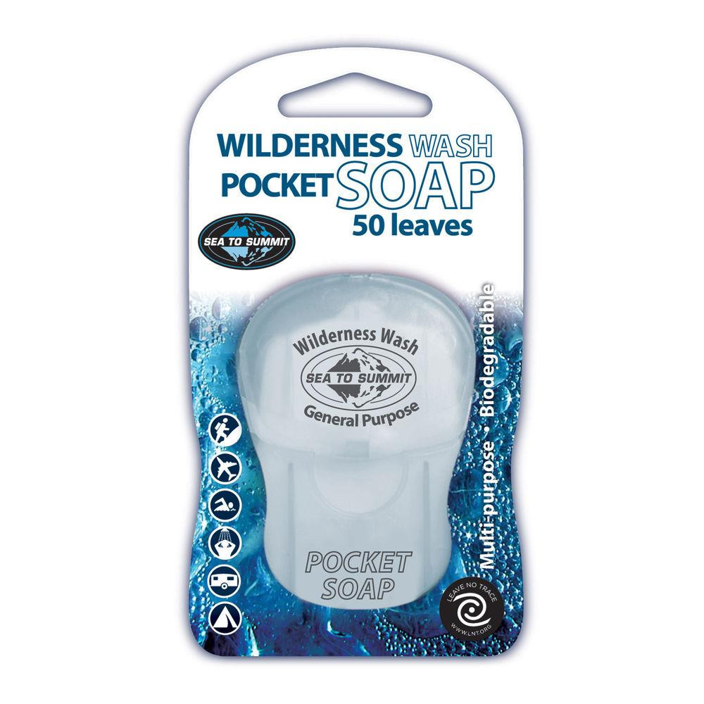 Sea to Summit Мыло  - Wilderness Wash Pocket Soap 50 Leaf White (STS APSOAP) - зображення 1