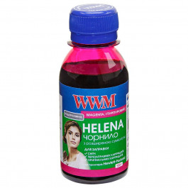   WWM Чернила HELENA HP №110/141/ 28/ 46/ 57/ 650/ 901 100г Magenta Водораств. HU/M-2