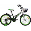 Дитячий двоколісний велосипед VNC Wave AC 20" Black/Green (V9AC-20BA-BG)