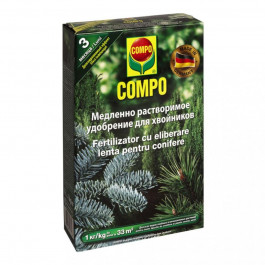 Compo Твердое удобрение для хвойных, 1 кг (4008398227418)