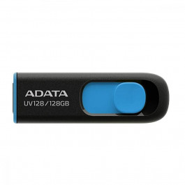 ADATA 128 GB DashDrive UV128 Black/Blue (AUV128-128G-RBE)