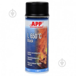 Auto-Plast Produkt (APP) Фарба APP L650хC Black Spray чорна 400 мл (210431)