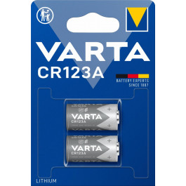 Varta 16340 (CR-123A) bat(3B) Lithium 2шт PHOTO (06205301401) 6205301402