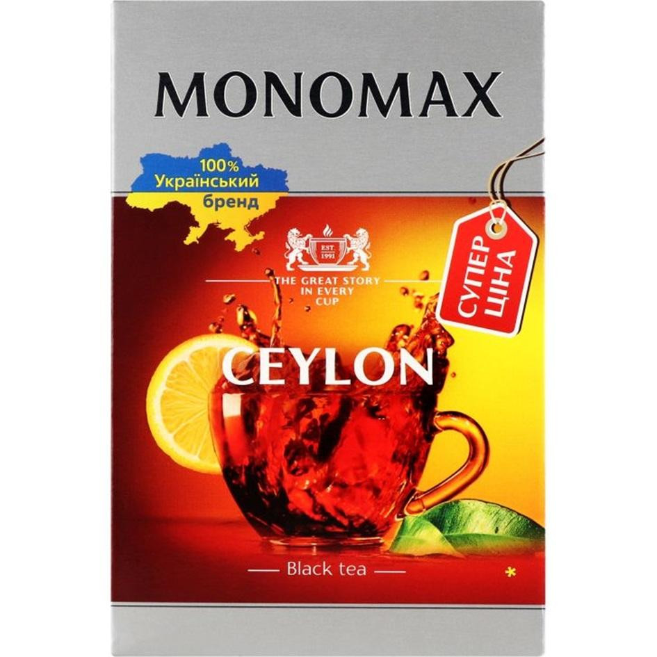 Мономах Чай чорний  Ceylon супер ціна, 80 г (4820198874117) - зображення 1