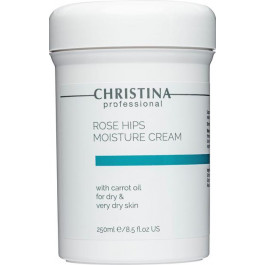 CHRISTINA Увлажняющий крем  Rose Hips Moisture Cream with Carrot Oil 250 мл (7290100361146)