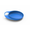 Nuvita Тарелка для кормления Easy Eating мелкая 2шт. Синяя (NV8451Blue) - зображення 1