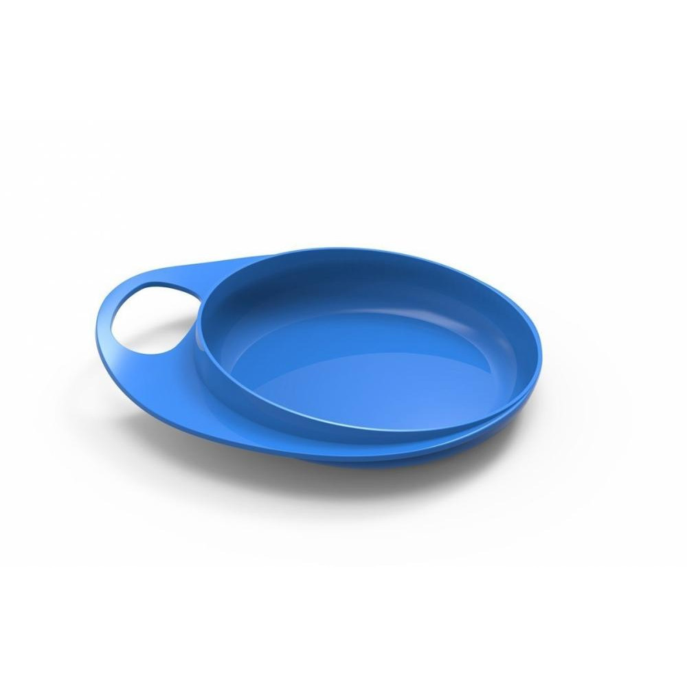Nuvita Тарелка для кормления Easy Eating мелкая 2шт. Синяя (NV8451Blue) - зображення 1