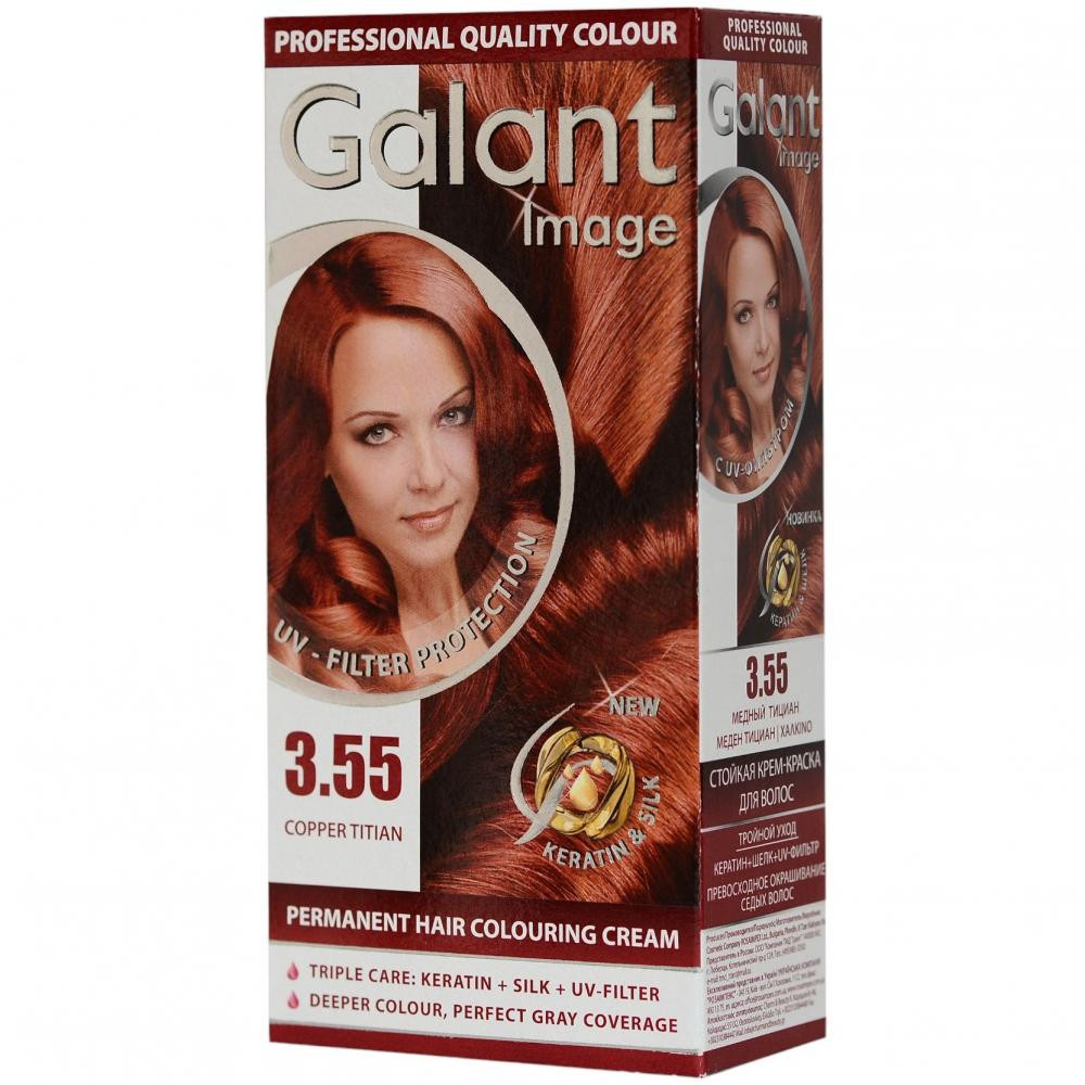 Galant Крем-фарба для волосся  Image 3.55 Мідний Тіціан 115 мл (3800049200839) - зображення 1