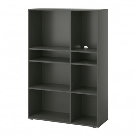 IKEA VIHALS Книжкова шафа темно-сірий 95х37х140 (805.429.18)