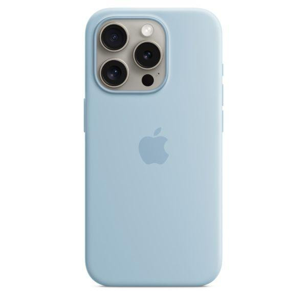 Apple iPhone 15 Pro Max Silicone Case with MagSafe - Light Blue (MWNR3) - зображення 1