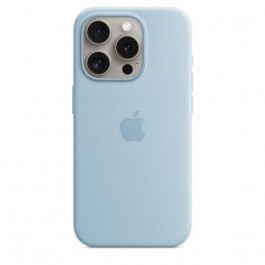 Apple iPhone 15 Pro Max Silicone Case with MagSafe - Light Blue (MWNR3)