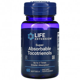 Life Extension Витамин Е Супер абсорбирующие Токотриенолы, Super Absorbable Tocotrienols, , 60 капсул