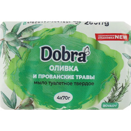 Bovary Мыло туалетное  Dobra Тутти-Фрутти 4х70г (4820195504161)