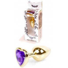   Boss Of Toys Boss Gold Heart PLUG Purple S (2,7 см) (BS6400043)