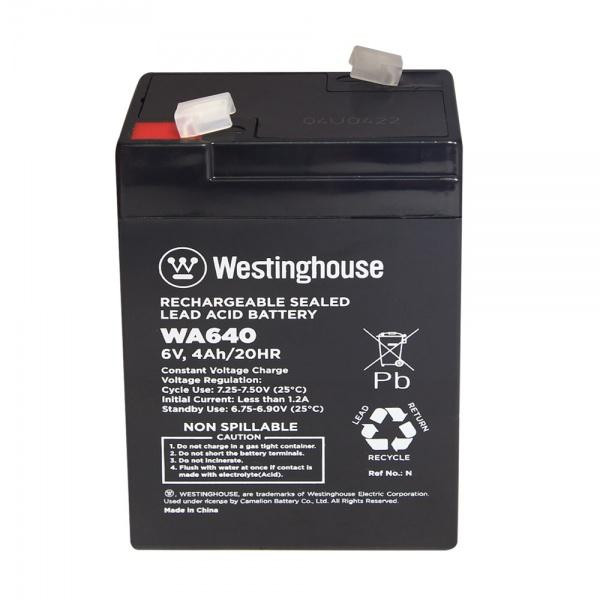 Westinghouse Terminal F1 6V 4Ah (WA640N-F1) - зображення 1