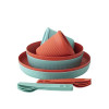 Sea to Summit Passage Dinnerware Set, 2P, 14 Piece, Spicy Orange/Aqua Sea Blue (STS ACK037051-122123) - зображення 4