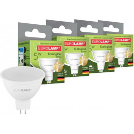 EUROLAMP LED MR16 5W 4000K GU5.3 220V набор 4 шт (LED-SMD-05534(P)(4))