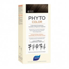   Phyto Стойкая крем-краска для волос  Phytocolor Coloration Permanente 6 Темно-русый, 112 мл