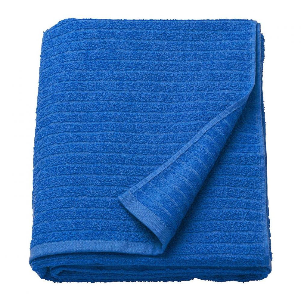 IKEA VAGSJON Лазневий рушник, блакитний, 100х150 см (205.762.56) - зображення 1