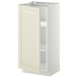 IKEA METOD Нижня шафа/полиці, білий/кремовий Bodbyn, 40x37 см (594.635.50)