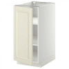 IKEA METOD Нижня шафа/полиці, білий/кремовий Bodbyn, 40x60 см (294.567.49) - зображення 1